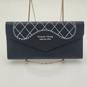 Womens Foldover Leather Wallet